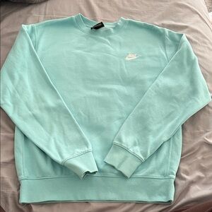Nike Men's Aqua Crewneck Sweatshirt